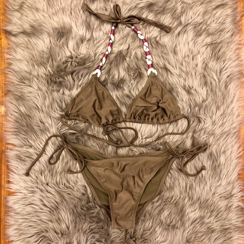 EUC Roxy Swim Green Bikini